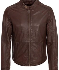 Men's Biker Leather Jacket