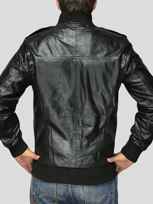 Standing Collar Bomber Jacket Mens