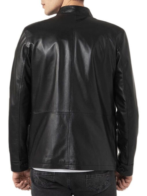 Black Leather Jacket for Men