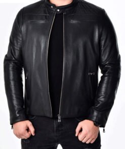 Men's Black Leather jacket