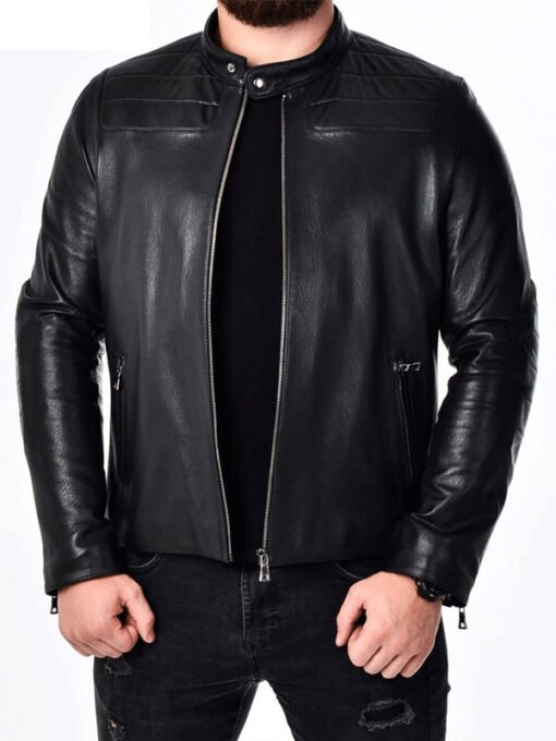 Men's Black Leather jacket