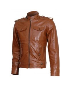 Men's Brown Leather Jacket