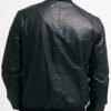 Men's Leather Bomber Jacket