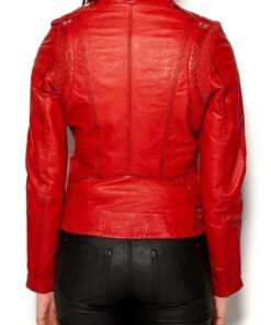 Women's Biker Leather Jacket