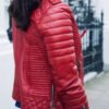 Quilted Leather Motorcycle Jacket
