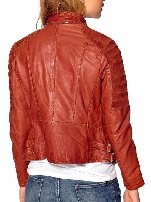 Biker Leather Jacket For Women