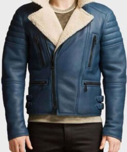 Quilted Leather Jacket For Men