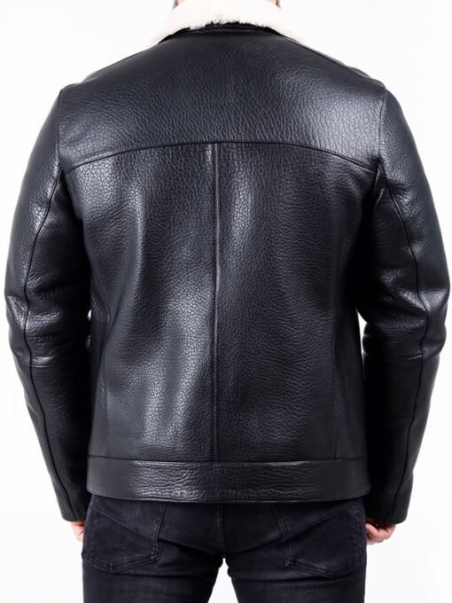 Black Leather Biker Jacket