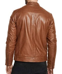Men's Brown Motocycle Jacket