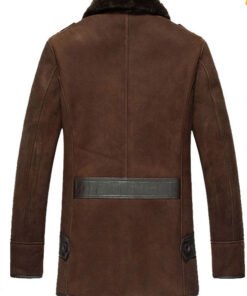 Men's Brown Leather Coat