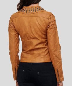 Women's Brown Leather Jacket