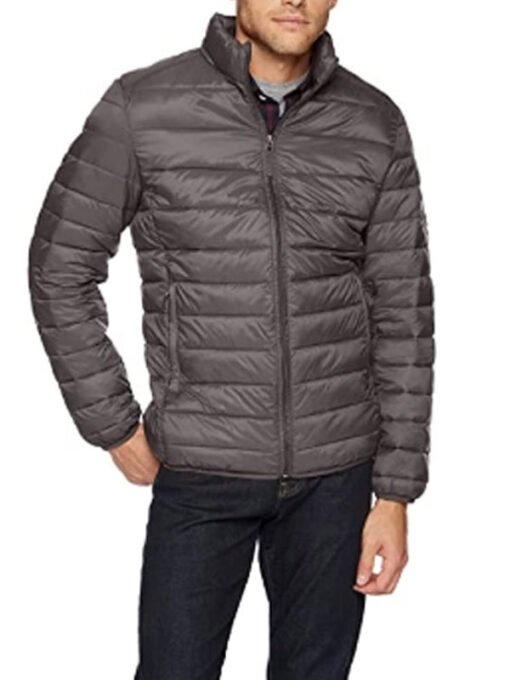 Men's Grey Puffer Jacket