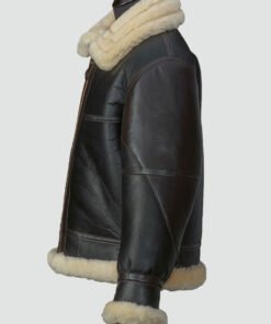 Mens Black B3 Flying Leather Jacket