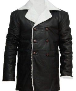 Mens Black Fur Coat