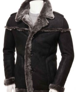 Black Leather Coat For Men