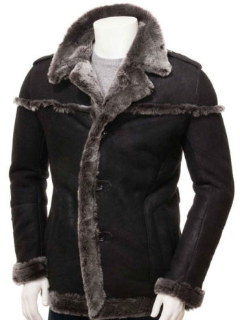 Black Leather Coat For Men