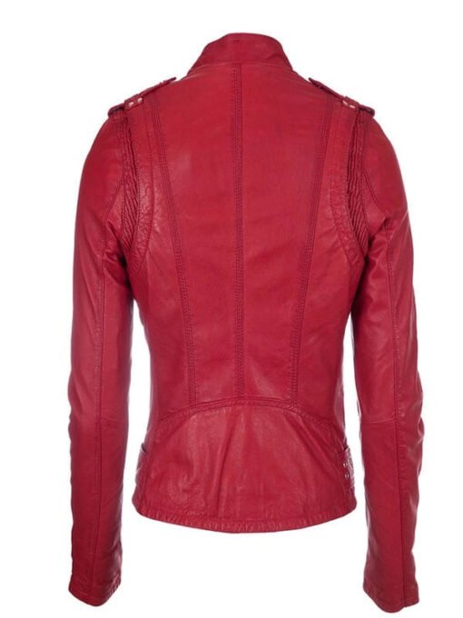 Women's Biker Leather Jacket