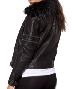 Women's Black Leather Jacket
