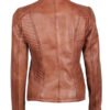 Women's Vintage Brown Leather Jacket