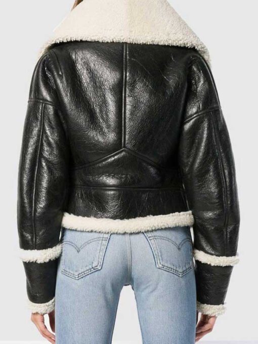 Women’s Cropped Wide Black Jacket