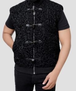 Black Leather Vest