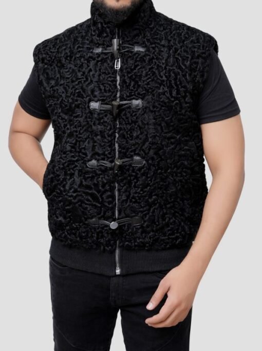 Black Leather Vest